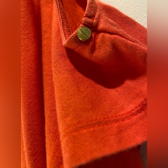 MICHAEL Michael Kors, Size M, Red/Orange, Cold Shoulder V-Neck Top - MINOR FLAW - Picture 6 of 12